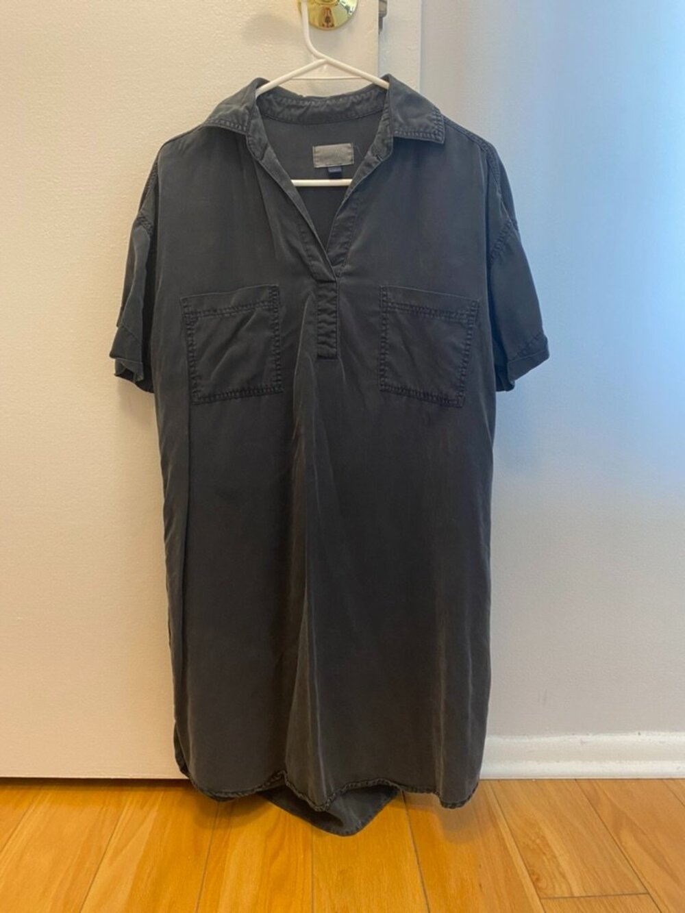 Universal Thread Womens Polo Shirt Dress with Chest Pockets Size Small